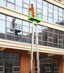 双柱铝合金欧力升升降机